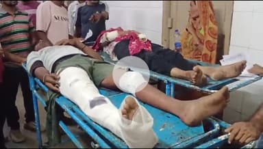 बांसवाड़ा: झातला गांव में दो बदमाशों ने लठ लेकर बाइक पर जा रहे युवकों को रोकने की कोशिश की, युवक ने टक्कर मारी, MGH भर्ती