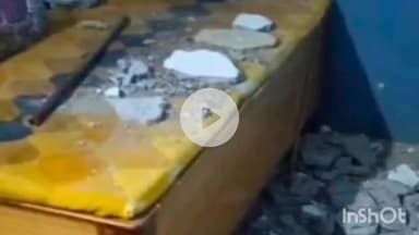 दुर्ग: सेक्टर 5 के आवास में गुरुवार रात हादसा, बीएसपी कर्मचारी की बेटी पर कमरे का प्लास्टर टूटकर गिर गया