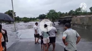 कोरबा: हरदी बाजार के पास लीलागर नदी उफान पर, पुलिया के ऊपर से पानी बहने से आवागमन पूरी तरह बंद