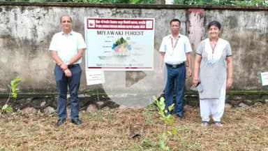 राजगीर: पीएम श्री केंद्रीय विद्यालय में मियावाकी फॉरेस्ट की शुरुआत हुई