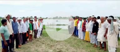 फिरोज़ाबाद: 1500 बीघा धान जलमग्न, कांग्रेस जिलाध्यक्ष ने दी चेतावनी- 'निकासी नहीं हुई तो सड़कों पर उतरेगी पार्टी'