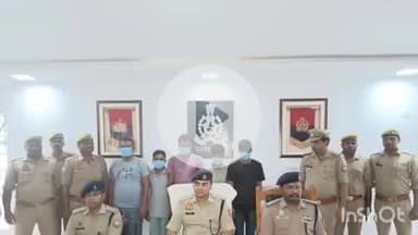 बलरामपुर: थाना ललिया क्षेत्र में साइबर ठगी करने वाले 5 अभियुक्तों को पुलिस ने किया गिरफ्तार