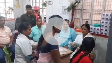 रहुई: बालिका आवासीय कस्तूरबा विद्यालय रहुई में एचपीभी का टीकाकरण किया गया
