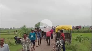 पवई: धान रोपाई के लिए मजदूरों को ले जा रहा ट्रैक्टर ट्रॉली पलटा, दो दर्जन से अधिक घायल