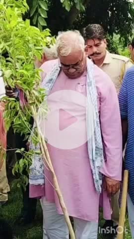 भरतपुर: भरतपुर के लोहागढ़ किला में शिक्षा मंत्री मदन दिलावर ने किया पौधा रोपण