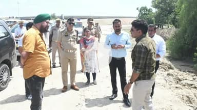 रामपुर: कांवड़ यात्रा के लिए ज़ीरो पॉइंट पर डीएम और एसपी ने सुरक्षा व्यवस्था का लिया जायजा