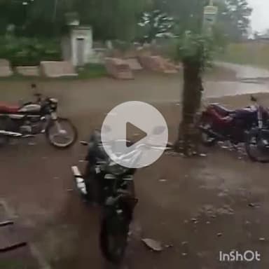 आहोर: आहोर के उम्मेदपुर में शनिवार को मौसम हुआ सुहाना, रिमझिम बारिश हुई