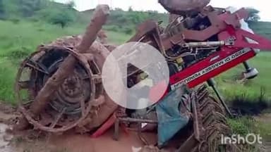 ब्यौहारी: ब्यौहारी के झरौसी गांव में खेत में जुताई करते समय ट्रैक्टर पलटने से चालक की मौत