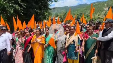 थल: पांखू में निर्दलीय प्रत्याशी ने निकाली रैली, चुनावी सभा का आयोजन किया