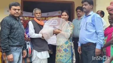 सिसई: रेफरल अस्पताल सिसई में 21 टीबी रोगियों को निक्षय पोषण किट का वितरण किया गया