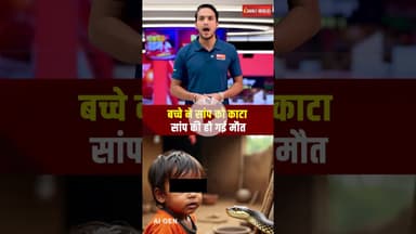 बच्चे ने सांप को काटा, सांप की मौत #BiharNews #viralvideo #trendingvideo #champaran #snake #barish