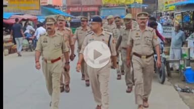 गभाना: गभाना में अपराध नियंत्रण, कानून एवं शांति व्यवस्था के दृष्टिगत क्षेत्राधिकारी ने पुलिस टीम के साथ की पैदल गश्त