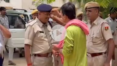 सायला: सायला पुलिस थाने में जिला पुलिस अधीक्षक ज्ञानचंद्र यादव का विदाई समारोह आयोजित हुआ