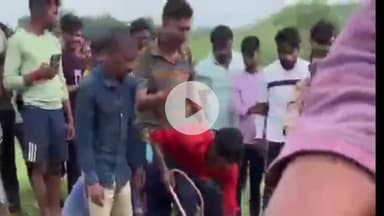 महाराजगंज: पनियरा थाना क्षेत्र के रानीपुर गांव के एक खेत में पहुंचा मगरमच्छ, वन विभाग ने किया सफल रेस्क्यू