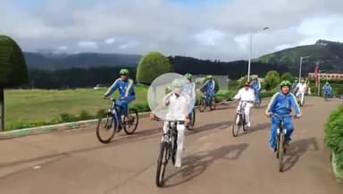 लोहाघाट: आईटीबीपी की 36 वीं वाहिनी छमानियां लोहाघाट ने फिट इंडिया मिशन के तहत निकाली साइकिल रैली