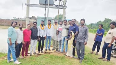 रातू: रातु के हुरहुरी अलीनगर में ट्रांसफार्मर का उद्घाटन किया गया!