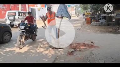 भिवानी: अशोक भारद्वाज ने कोट रोड पर खुले मेनहोल से लोगों को बचाया, बने मिसाल