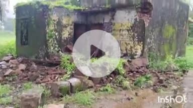 बांसवाड़ा: पानीवाला का गड़ा गांव में जर्जर आंगनवाड़ी भवन गिरा, बड़ा हादसा टला