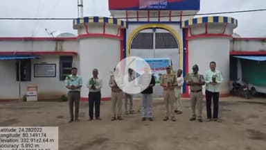 पवई: पवई उप जेल परिसर में 'एक पेड़ मां के नाम' अभियान के तहत हुआ पौधारोपण