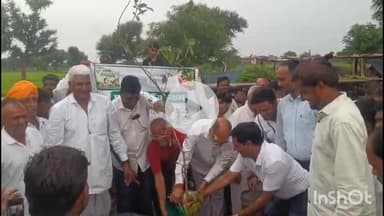 मेड़ता: लांपोलाई में मंत्री कन्हैया लाल चौधरी की उपस्थिति में किया गया सघन पौधारोपण