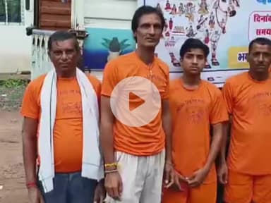 गौ रक्षा हिन्दू राष्ट्र कावड़ यात्रा का प्रथम जथा रवाना मारुगढ़ से ओंकारेश्वर #कावड़_यात्रा