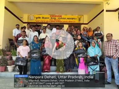 बहराइच : प्राकृतिक खेती करने से मृदा में बढ़ता है जीवांश कार्बन
कृषि सखियां किसानों को सिखाएंगी प्राकृतिक खेती के तरीके