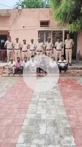 मारवाड़ जंक्शन: मारवाड़ जंक्शन थाना पुलिस ने ऑपरेशन एरिया डोमिनेशन अभियान के तहत 7 अभियुक्तों को किया गिरफ्तार