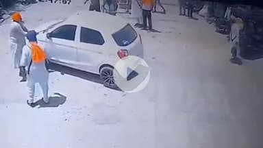 पूरनपुर: नगर पालिका चौराहे पर लाठी से कार के शीशे तोड़ने की घटना सीसीटीवी में कैद, वीडियो सोशल मीडिया पर हुआ वायरल
