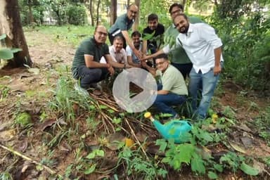 कांके: बरियातू रोड स्थित वृद्ध आश्रम में जीतो द्वारा वृक्षारोपण कार्यक्रम का आयोजन किया गया