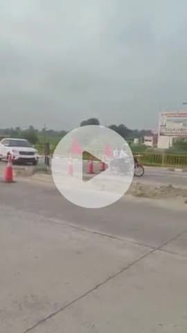 लंभुआ: हनुमानगंज बाईपास के आरओबी पर वाहनों का आवागमन हुआ बंद, तीन दिन चलेगा काम