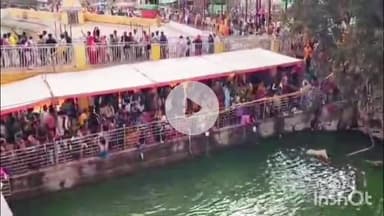 सिरोंज: सावन के तीसरे सोमवार को देवपुर धाम बाबा विश्वनाथ में उमड़ी श्रद्धालुओं की भीड़