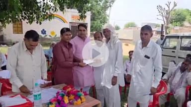 तारानगर: डाबड़ी छोटी में धीरवास माइनर की 8DHM डिग्गी में किसानों को बाराबंदी सिंचाई का हुआ निर्धारण