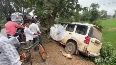 उदयपुर धरमजयगढ़: प्रेमनगर के पास तेज़ रफ्तार स्कॉर्पियो वाहन पेड़ से टकराई, वाहन में मौजूद लोग बाल-बाल बचे