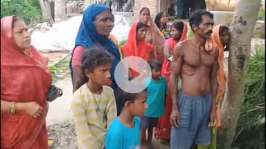 ताजपुर: मोतीपुर में बिजली के करंट से गाय की मौत, मुआवजे की मांग को लेकर प्रदर्शन