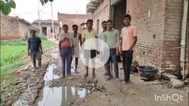 छिबरामऊ: कल्यानपुर गांव में सड़क और नालियां टूटी व गंदगी का लगा अंबार, ग्रामीणों ने किया विरोध प्रदर्शन #jansamasya