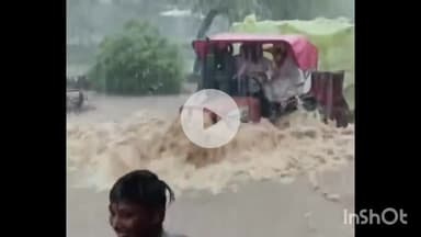 गुना: जिले में बारिश का तांडव, नदी-नालों ने लिया रौद्र रूप, रास्तों पर भरा पानी, मार्ग बंद, वीडियो वायरल