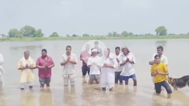 भिवानी: भिवानी गांव बलियाली में माइनर टूटने से खेतों में जलभराव, किसानों ने जिला प्रशासन से जल निकासी की मांग की