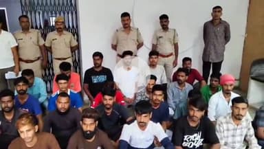 बड़गांव: अंबामाता पुलिस ने थाना क्षेत्र में दबिश देकर 27 बदमाशों को किया गिरफ्तार, इनमें 6 हिस्ट्रीशीटर शामिल