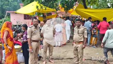 बलरामपुर: अपर पुलिस अधीक्षक ने जंगली नाथ मंदिर पर सुरक्षा व्यवस्था का लिया जायजा