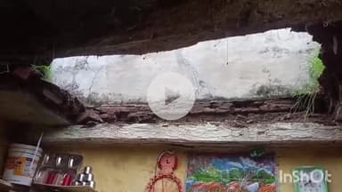 सिरोंज: नया पुरा मुहल्ले में बारिश से कच्चे मकान की छत गिरी, एक व्यक्ति घायल