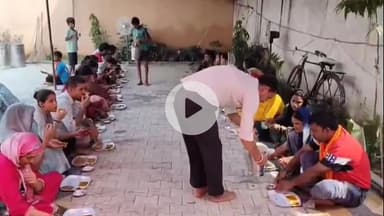 धनौरा: गजरौला शहर में स्थित खाटू श्याम मंदिर पर भव्य भंडारे का आयोजन हुआ