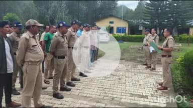 डुंडा: पुलिस ने कल गुरुवार को होने वाले पंचायत चुनाव की मतगणना की तैयारी पूरी कर ली है