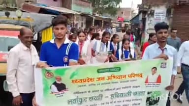 त्योंथर: सोहागी में निकाली गई हरियाली यात्रा, जनपद पंचायत त्यौंथर के सीईओ रहे मुख्य अतिथि, वृक्षारोपण किया गया