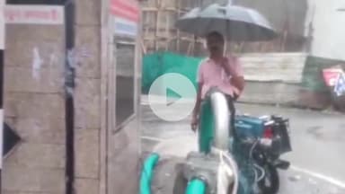 देहरादून: देहरादून में तेज बारिश के बावजूद जलभराव से मिली राहत, डी-वाटरिंग पंप साबित हो रहे हैं कारगर