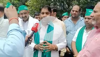 चौधरी दानिश सैफी नौएडा प्राधिकरण पर किसनों के साथ #किसान_आंदोलन @uttarpradesh_congress