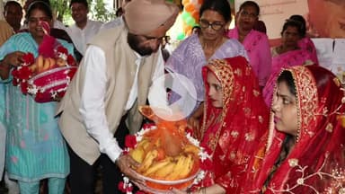 रामपुर: बुधवार को रांगोली मंडप में आयोजित संपूर्णता अभियान सम्मान समारोह में कृषि राज्यमंत्री बलदेव सिंह औलख शामिल हुए