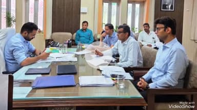 भरतपुर: जिला कलेक्टर कमर चौधरी ने वायु प्रदूषण नियंत्रण निवारण एवं गुणवत्ता संबंधी बैठक का आयोजन किया