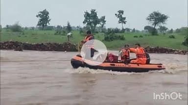 गुना: पथरिया गांव में फंसे लोगों का सुरक्षित रेस्क्यू, बमोरी इलाके में राहत बचाव के लिए सेना तैनात