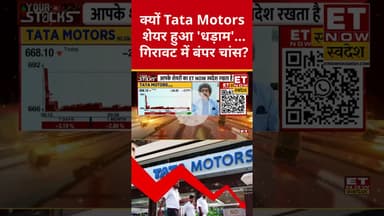 Tata Motors के Stock में भारी गिरावट में पैसा लगाएंगे? #shorts #stockmarket #tatamotors #swadesh