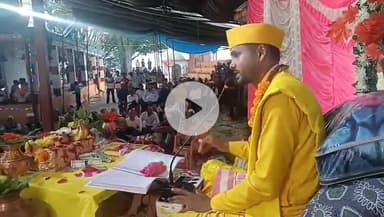 लोहाघाट: चमदेवल के चौखाम बाबा मंदिर में आयोजित शिव महापुराण कथा के तीसरे दिन भी श्रद्धालुओं की भीड़ उमड़ी